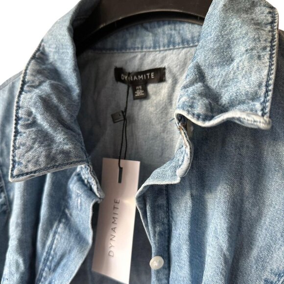 Dynamite Denim Button Up Shirt - Picture 3 of 3